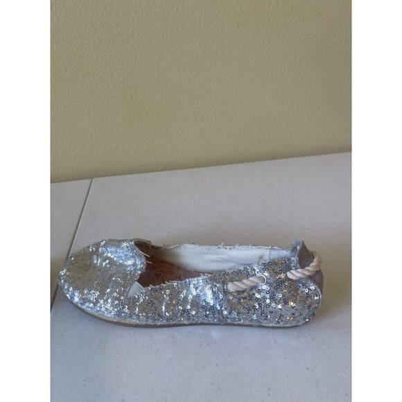 Gianni Bini sequined silver Espadrilles Size 9 - Picture 10 of 13